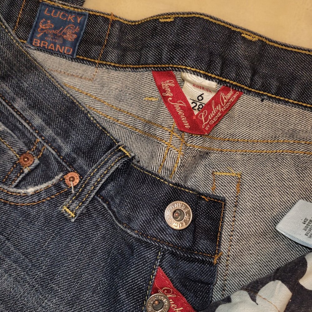 Lucky Brand Lil Maggie Jeans 6/28 Medium Blue Wash
